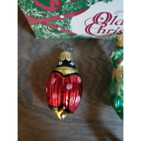 Vintage Old World Glass Hand Blown Christmas Ornaments Lot - Picture 3 of 8